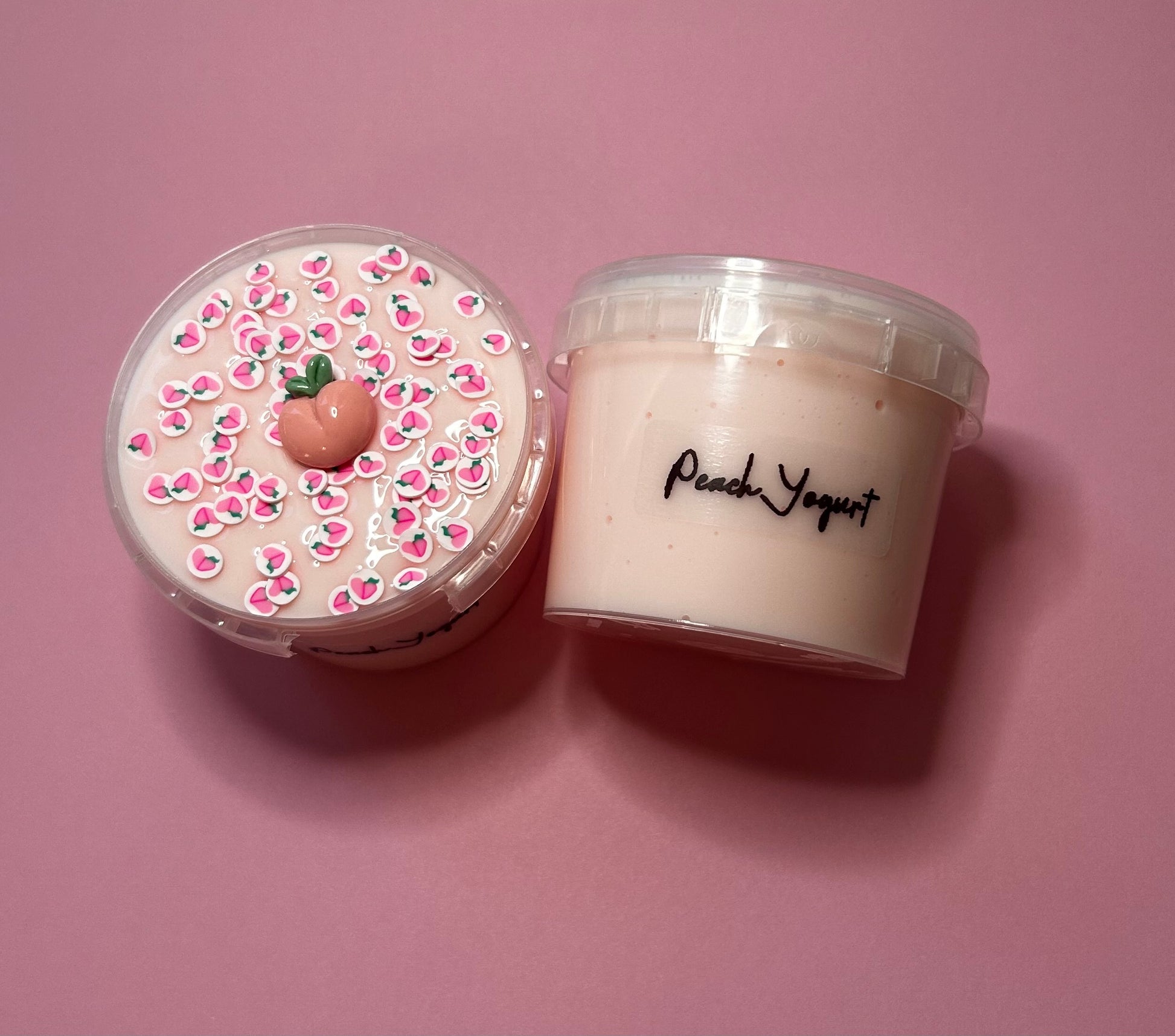 Peach Yogurt- Glossy slime