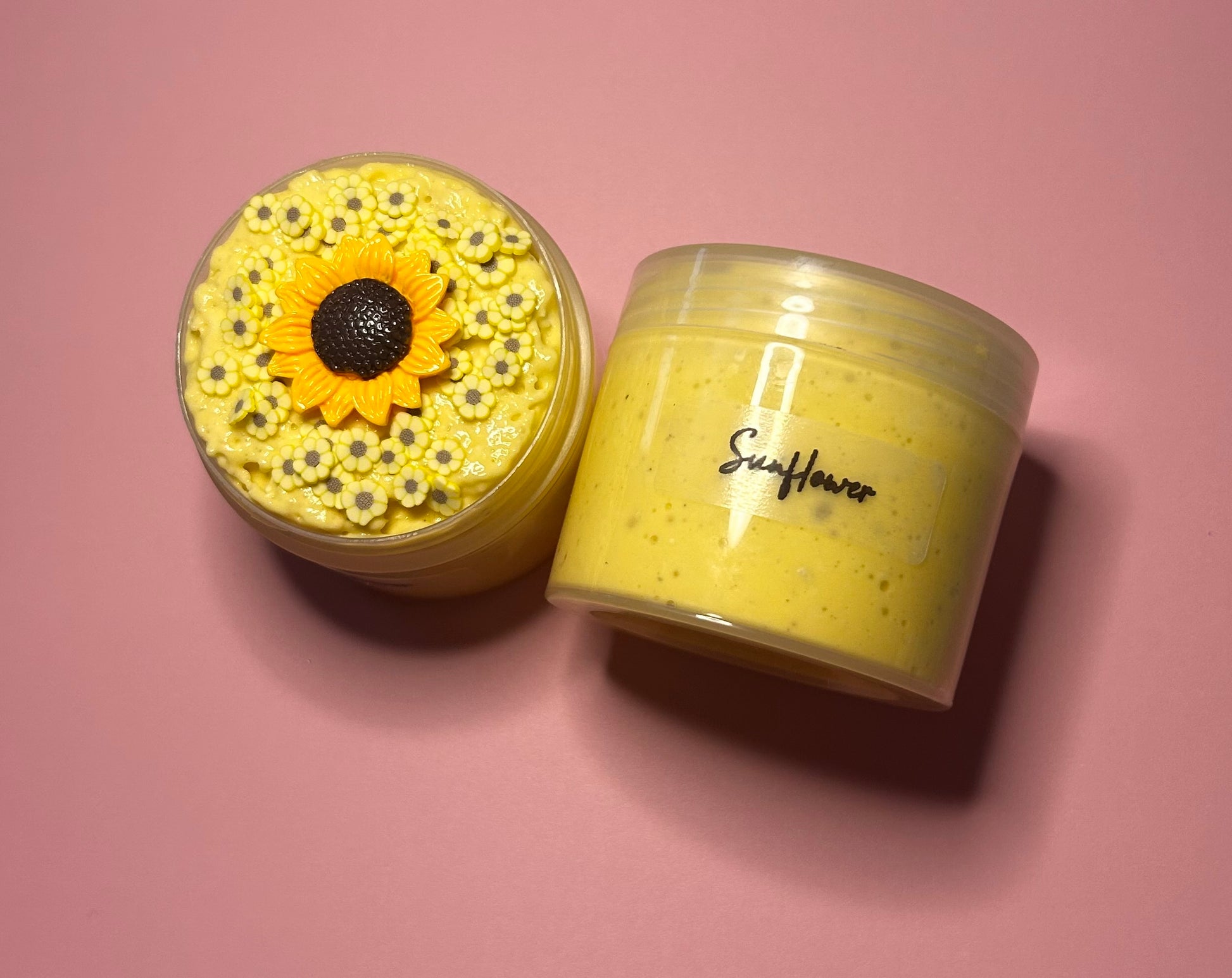 Sunflower- Butter x Perlite slime