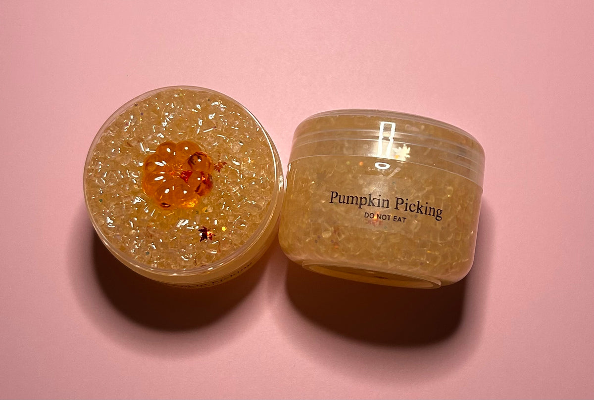 Pumpkin Picking- Sugar bead slime