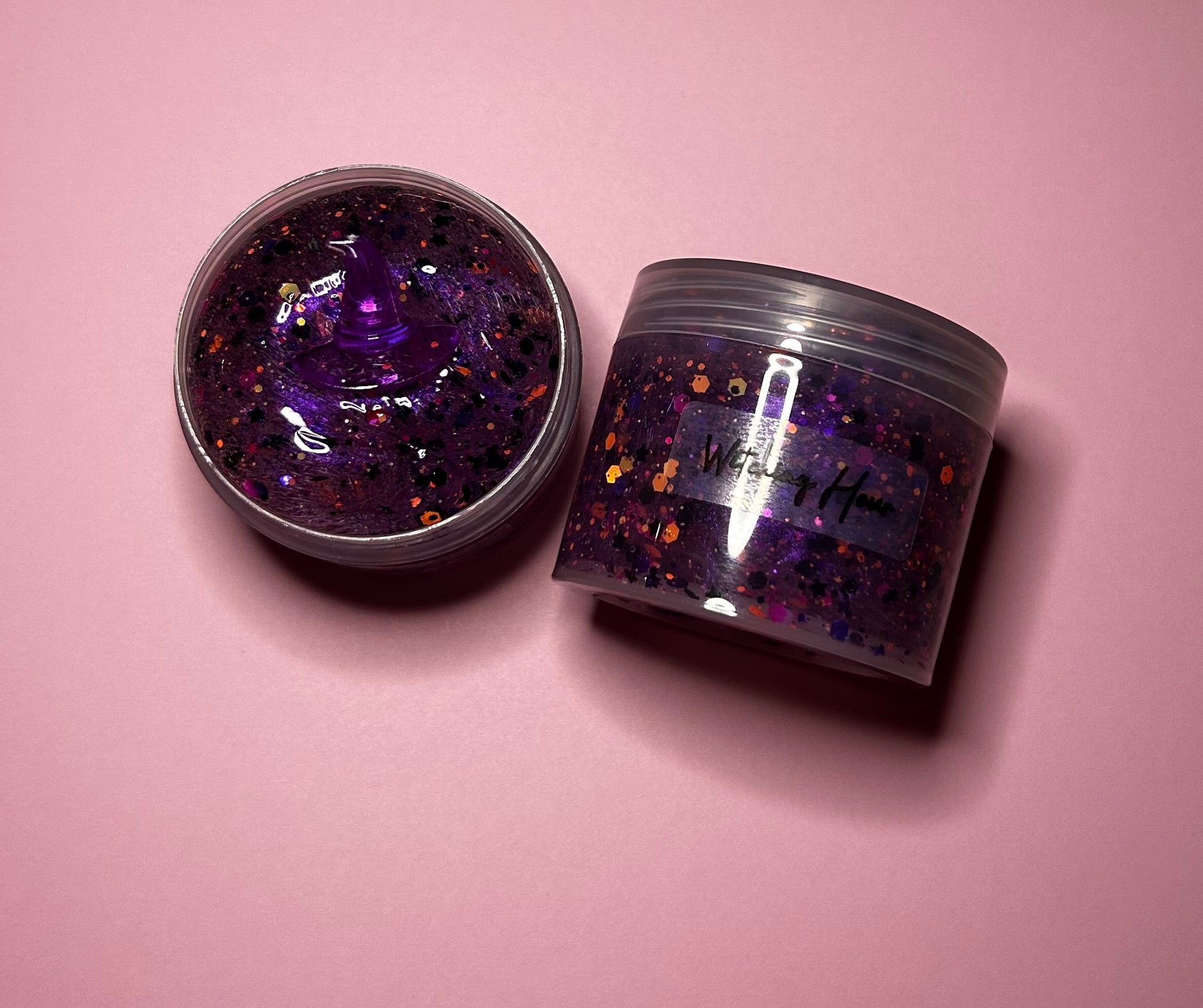 Witching Hour- Thick coated clear slime