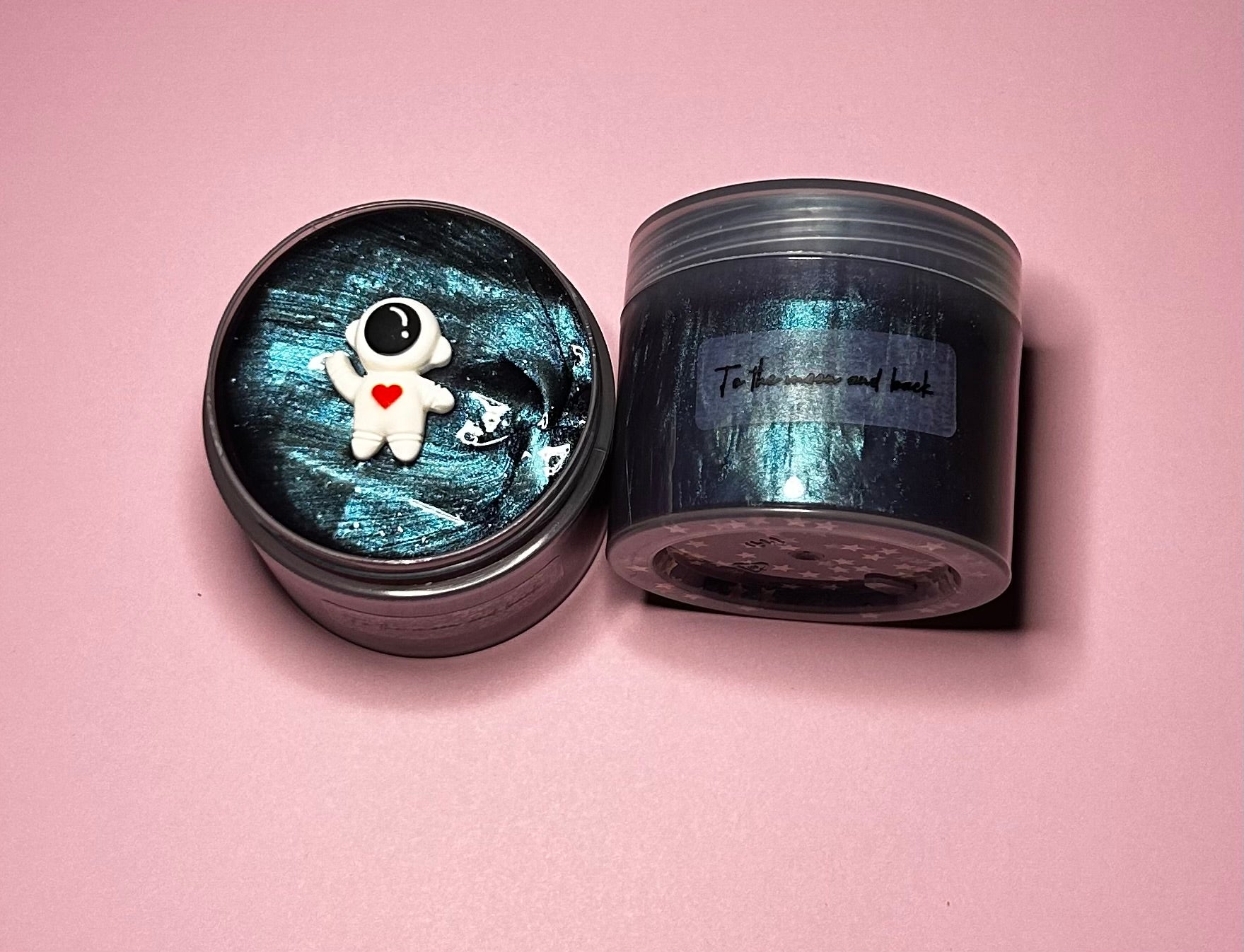 To the moon and back- Thick coated clear slime