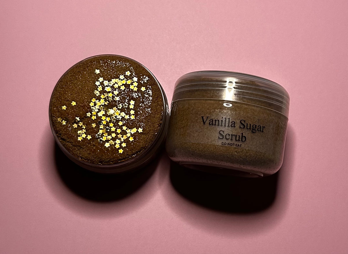 Vanilla Sugar Scrub- Ground pumice slime
