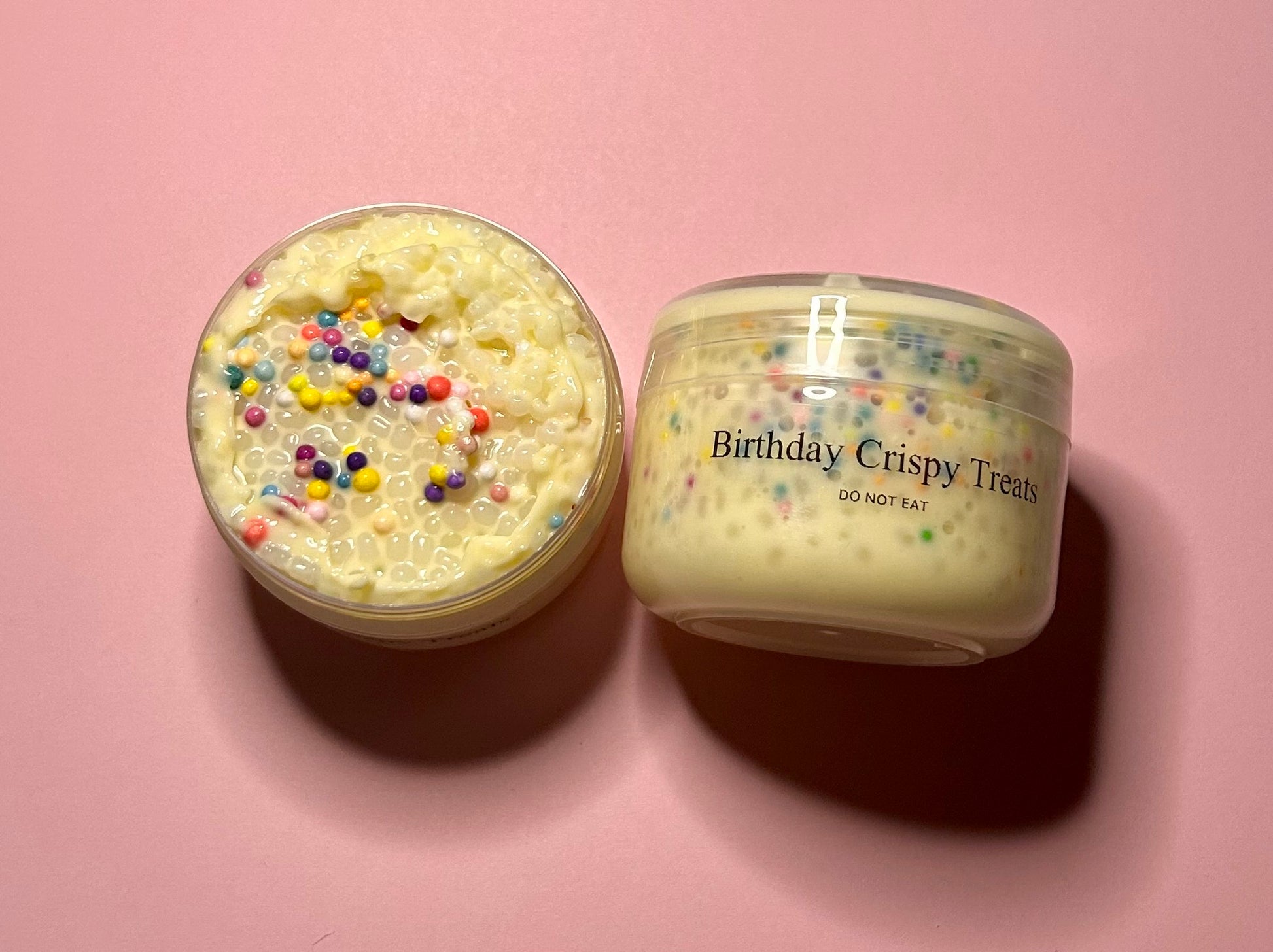 Birthday Crispy Treats- Slushy slime