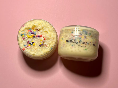 Birthday Crispy Treats- Slushy slime