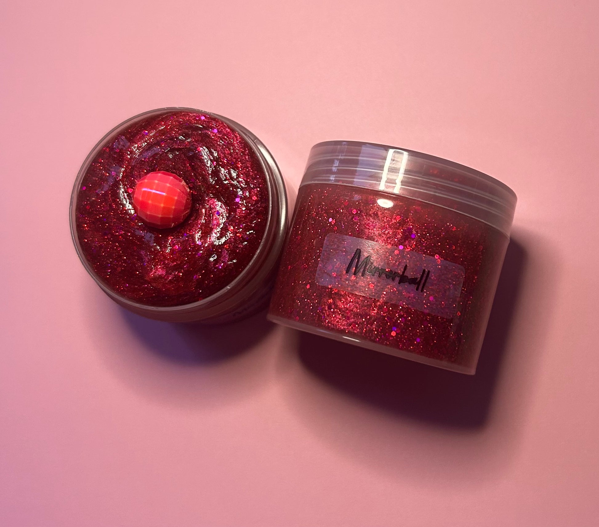 Mirrorball- Thick coated clear slime