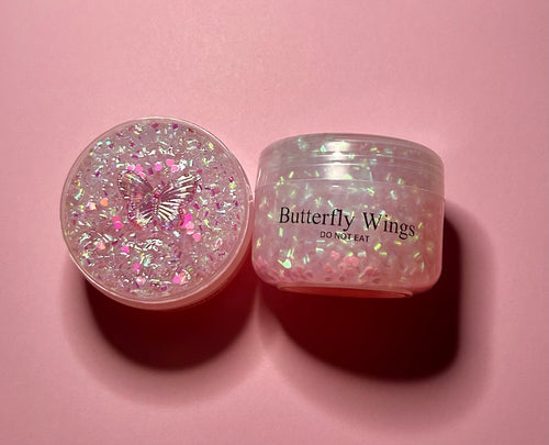 Butterfly Wings- Clear bingsu slime