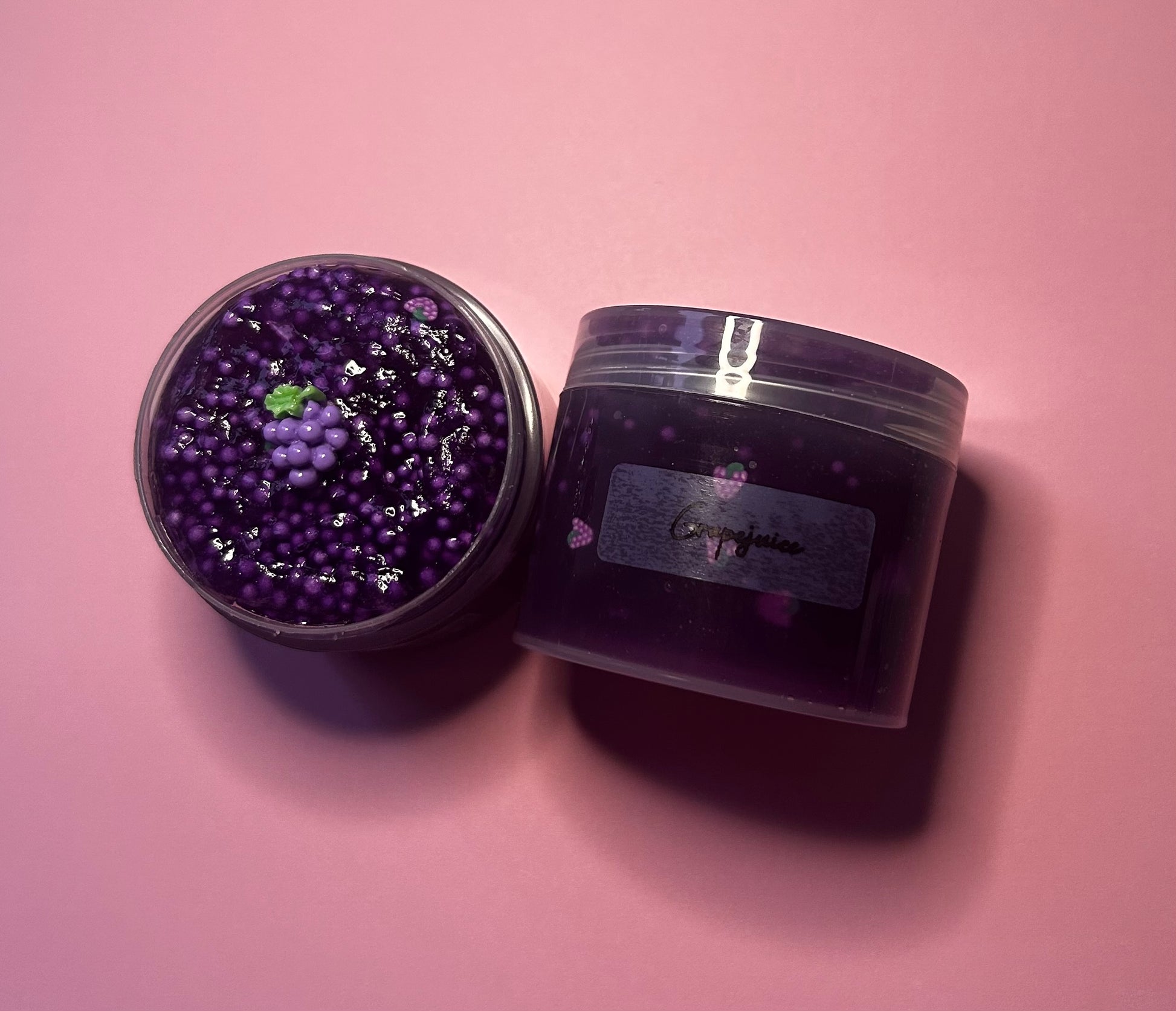 Grape juice- Thick jelly slime