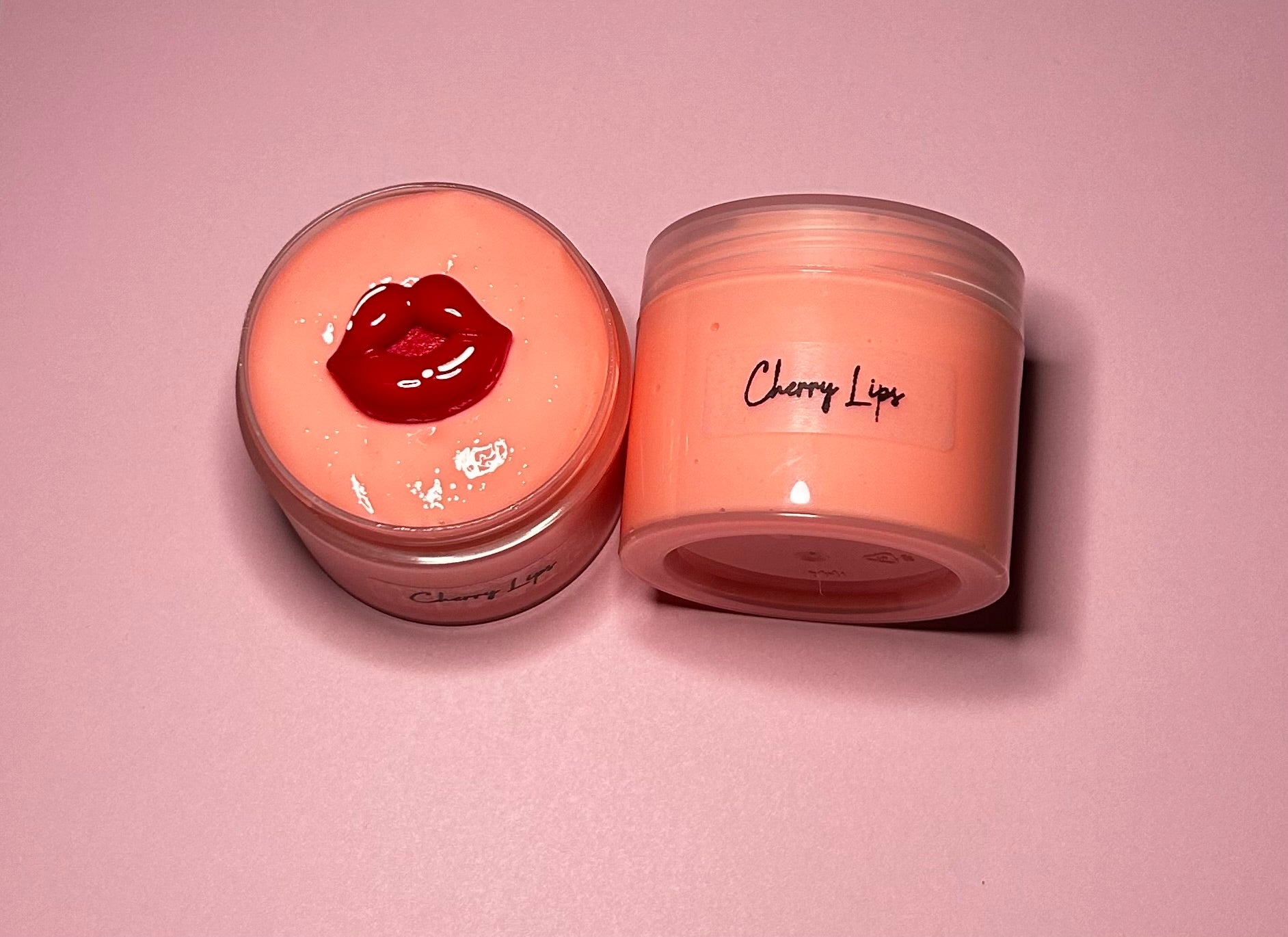 Cherry Lips- Wood Glue thick and glossy slime