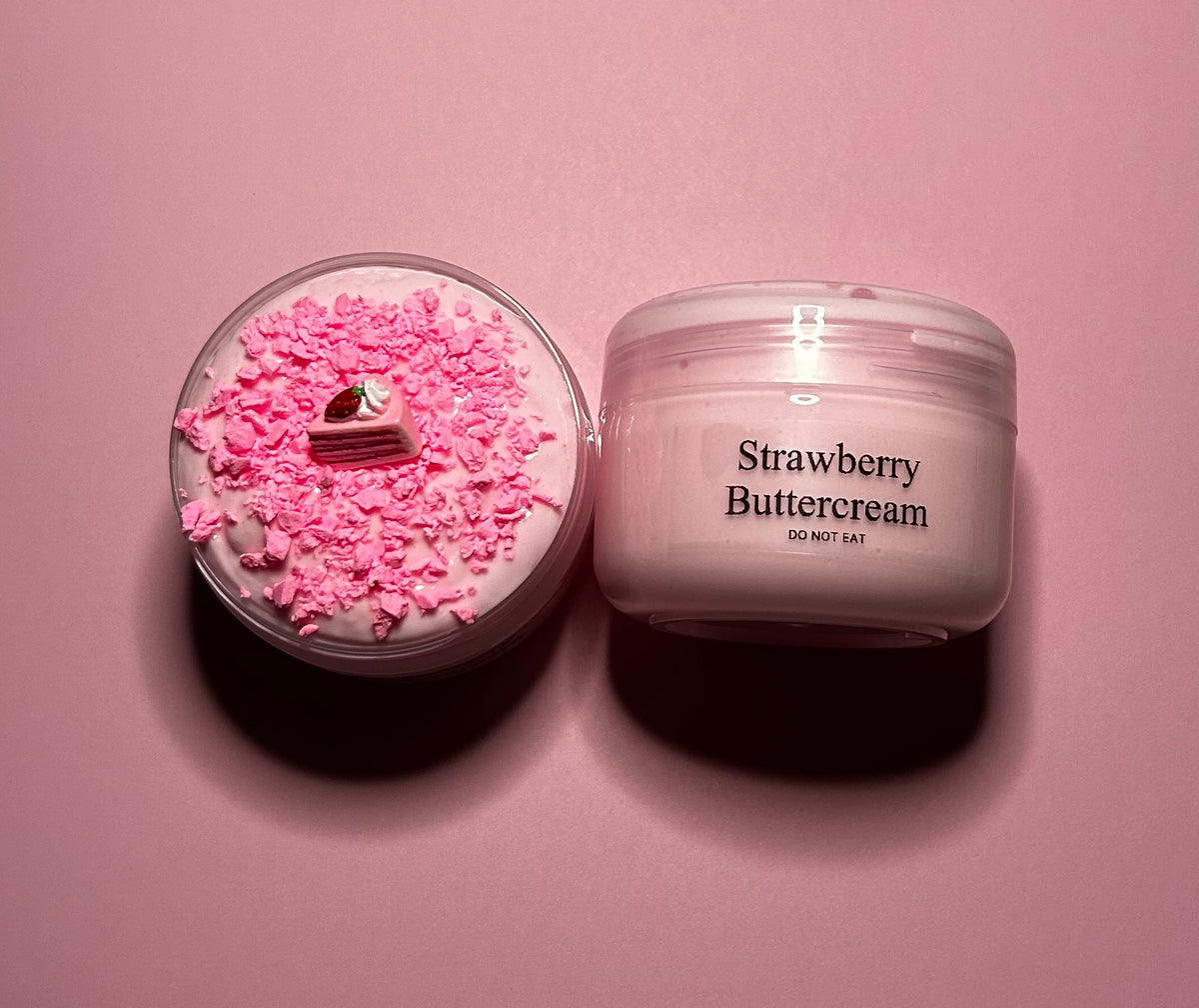 Strawberry Buttercream- Fluffy butter slime